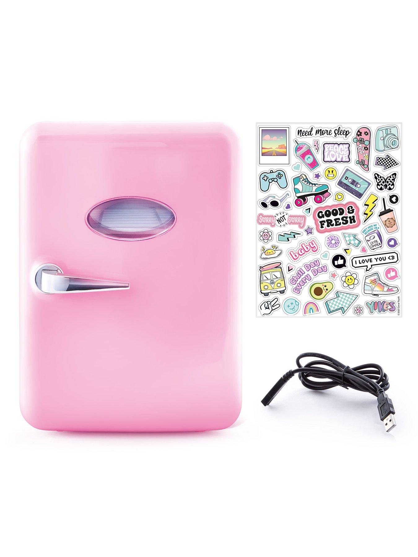 Image 7 of 7 of So Chill Mini Fridge Pastel Pink