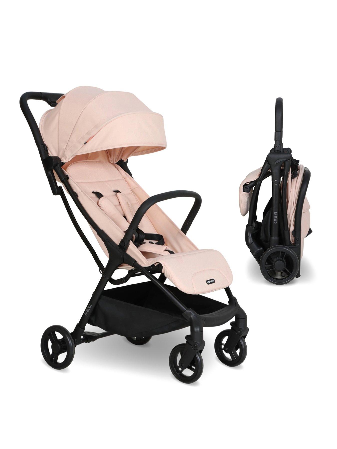 Image 1 of 8 of My Babiie MBX2 Compact Stroller - Blush Pink