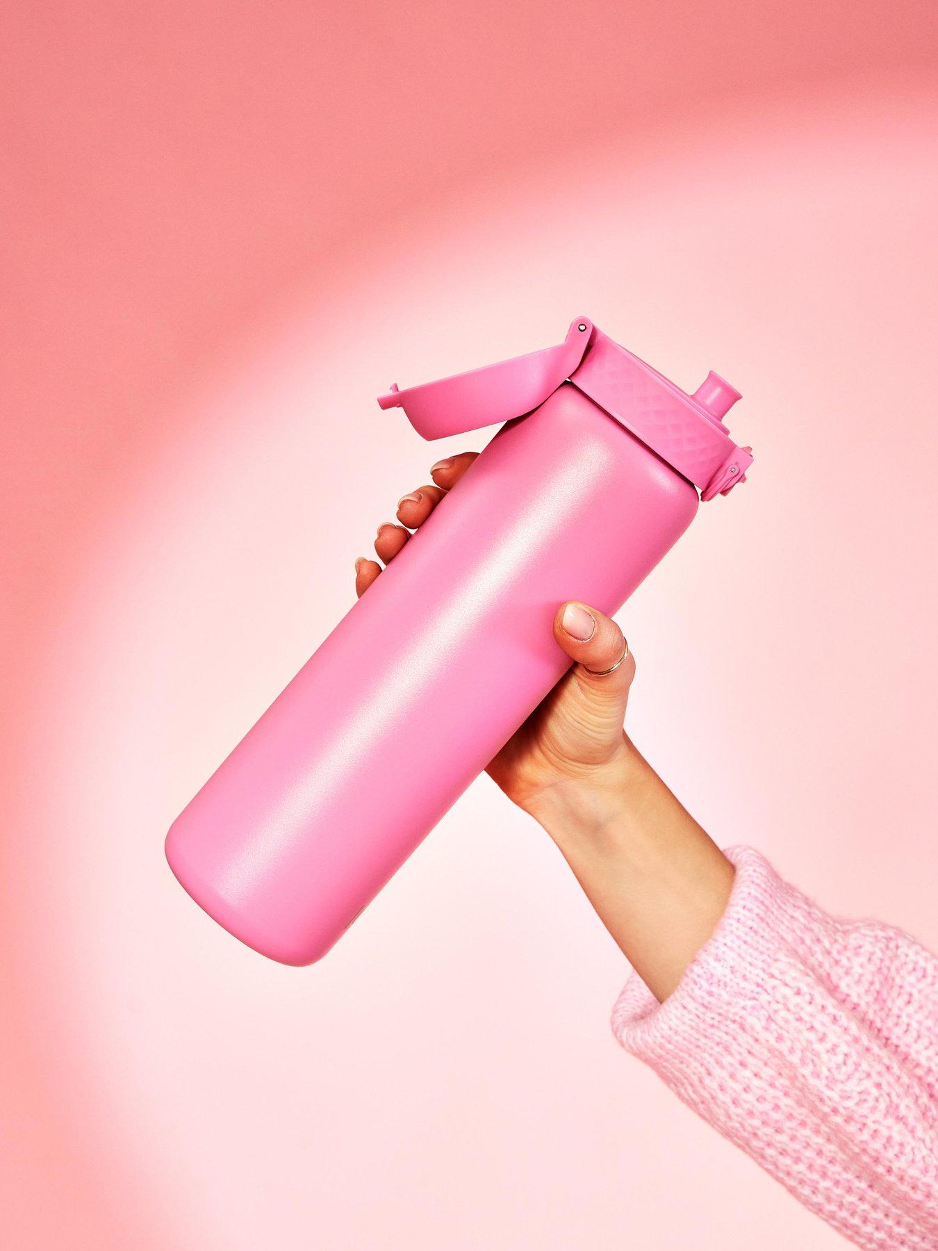 Ion8 Leak Proof 1 Litre Water Bottle, Vacuum Insulated, Rose Bloom, 920ml (30oz)