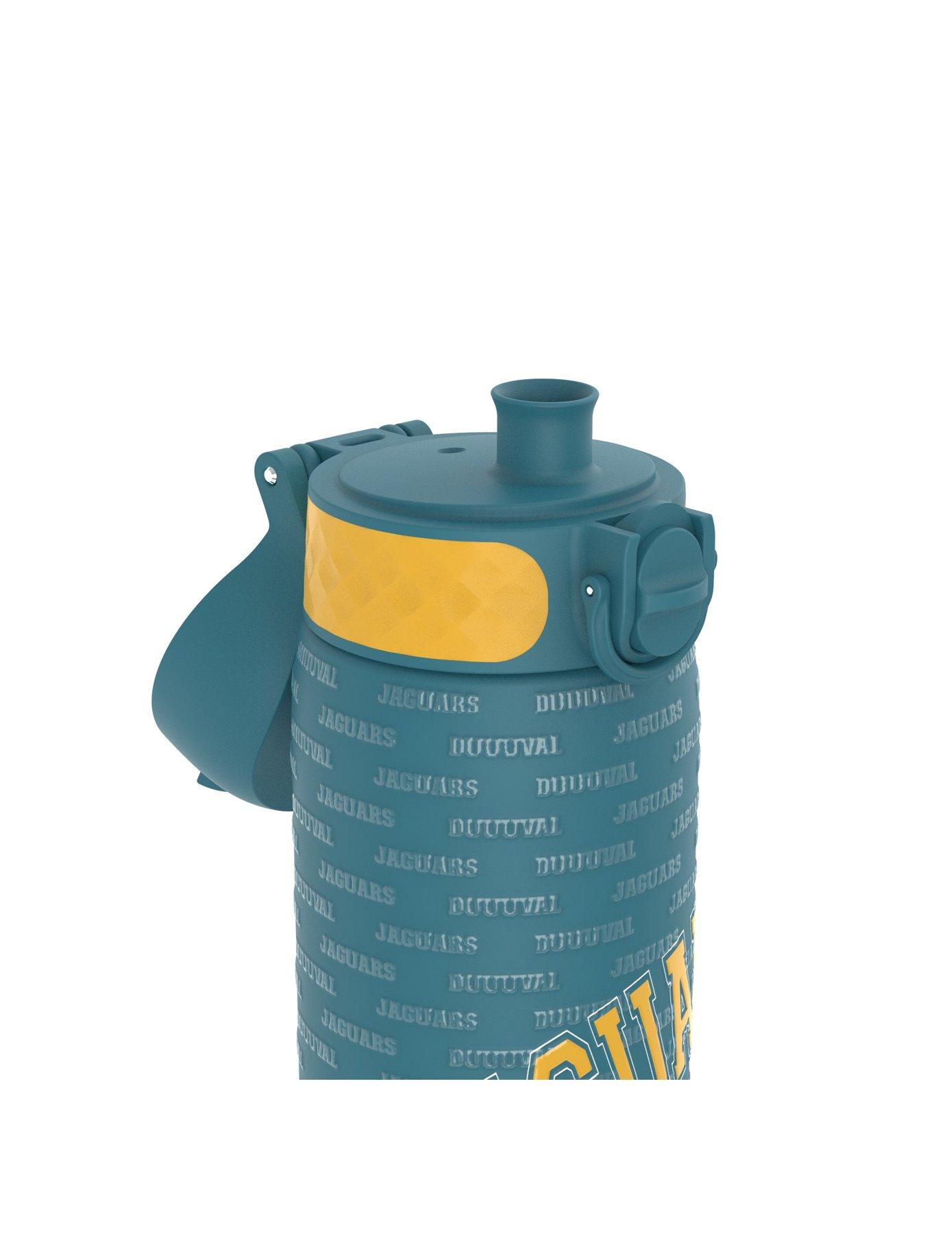 Image 4 of 5 of Ion8 Leak Proof Slim Water Bottle, Stainless Steel, Nfl Jaguars, 600ml (20oz)