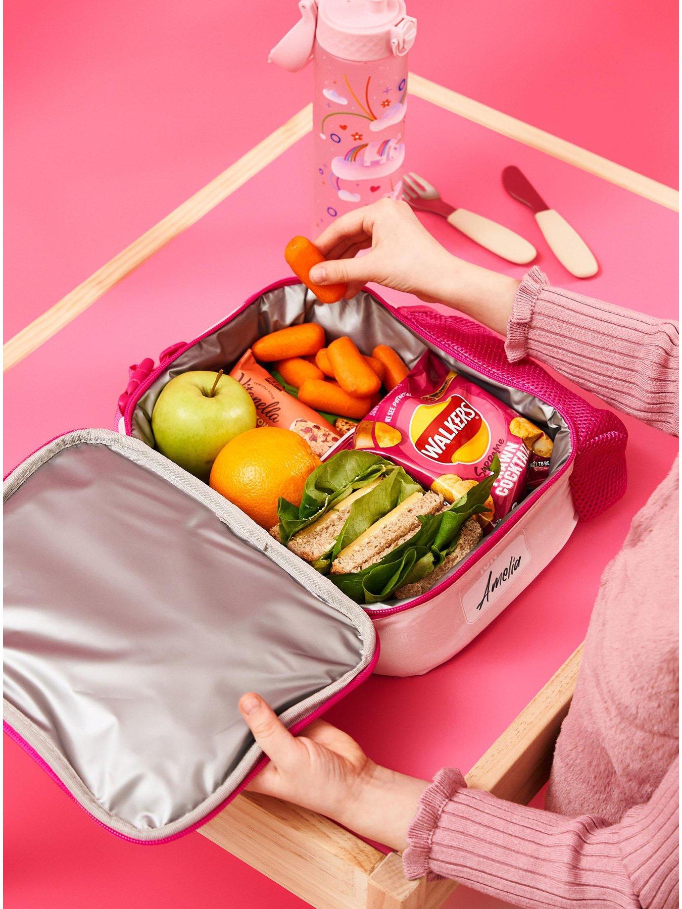 Image 4 of 6 of Ion8 Ion8 Bundle Water Bottle + Straw + Lunch Bag , I8rf500ppunirain + I8xstrawppmed + I8lbpunirain