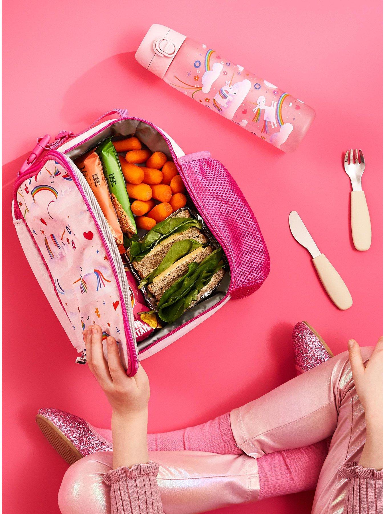 Image 6 of 6 of Ion8 Ion8 Bundle Water Bottle + Straw + Lunch Bag , I8rf500ppunirain + I8xstrawppmed + I8lbpunirain