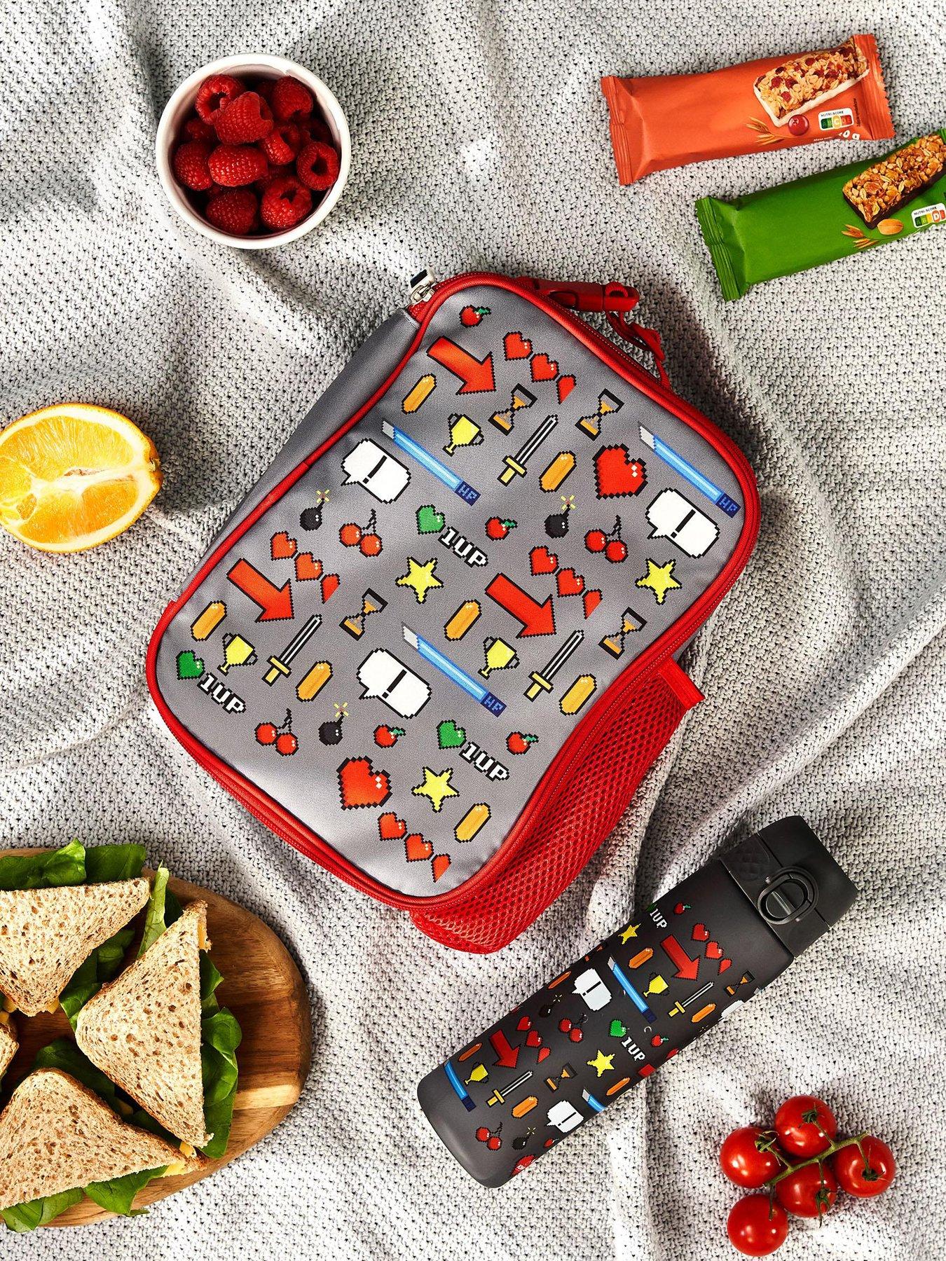 Ion8 Ion8 Bundle Water Bottle + Straw + Lunch Bag , I8rf500pggame + I8xstrawppmed + I8lbggame