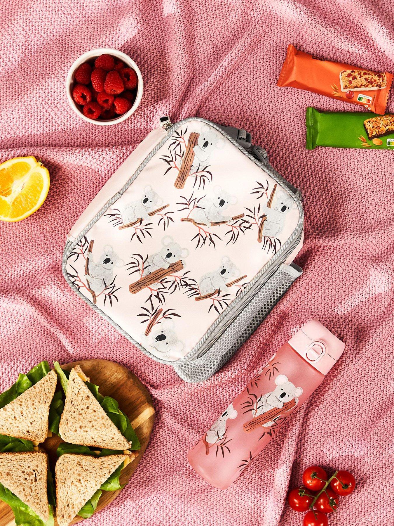 Ion8 Ion8 Bundle Water Bottle + Straw + Lunch Bag , I8rf500ppkoala2 + I8xstrawppmed + I8lbpkoala