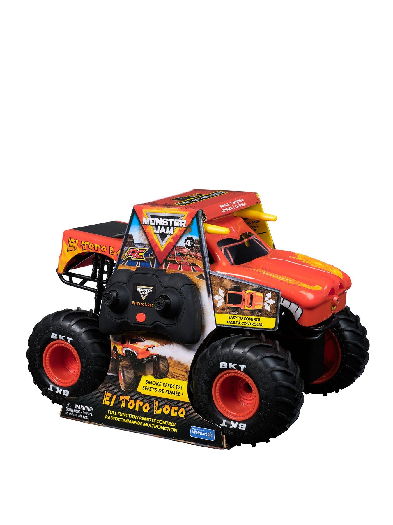 Monster Jam Monster Jam - El Toro Loco RC Monster Truck with Atomizer Smoke Effects, 1:15 Scale