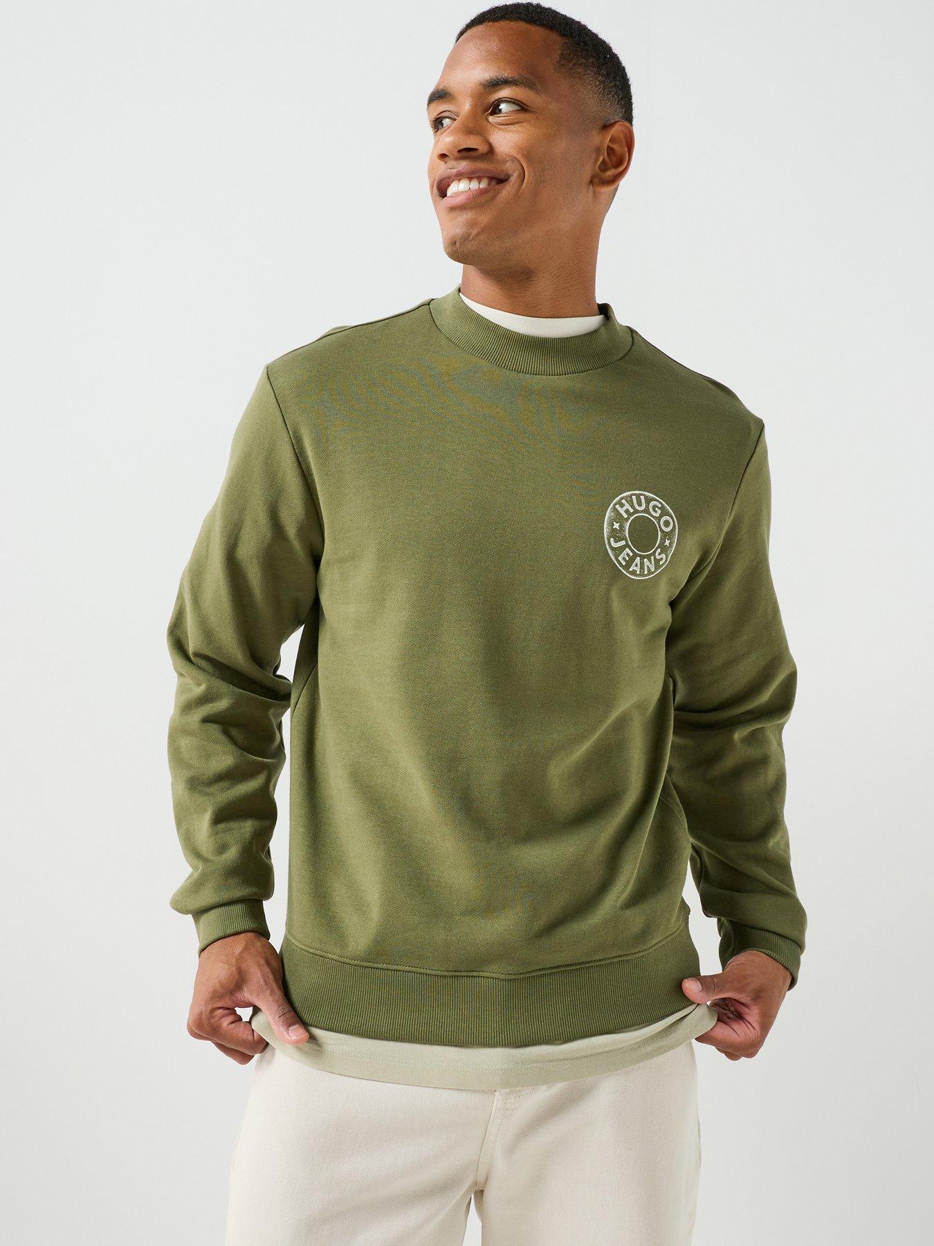 HUGO Hugo Blue Nedos Crew Sweat - Green