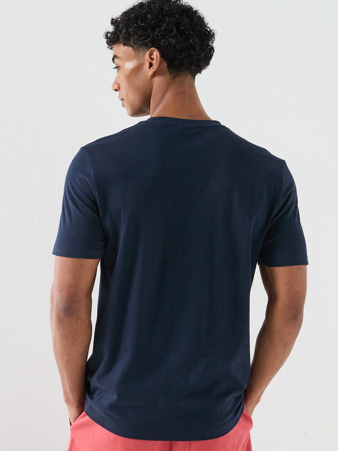 Image 2 of 6 of HUGO Blue Nemodo Graphic T-Shirt - Navy