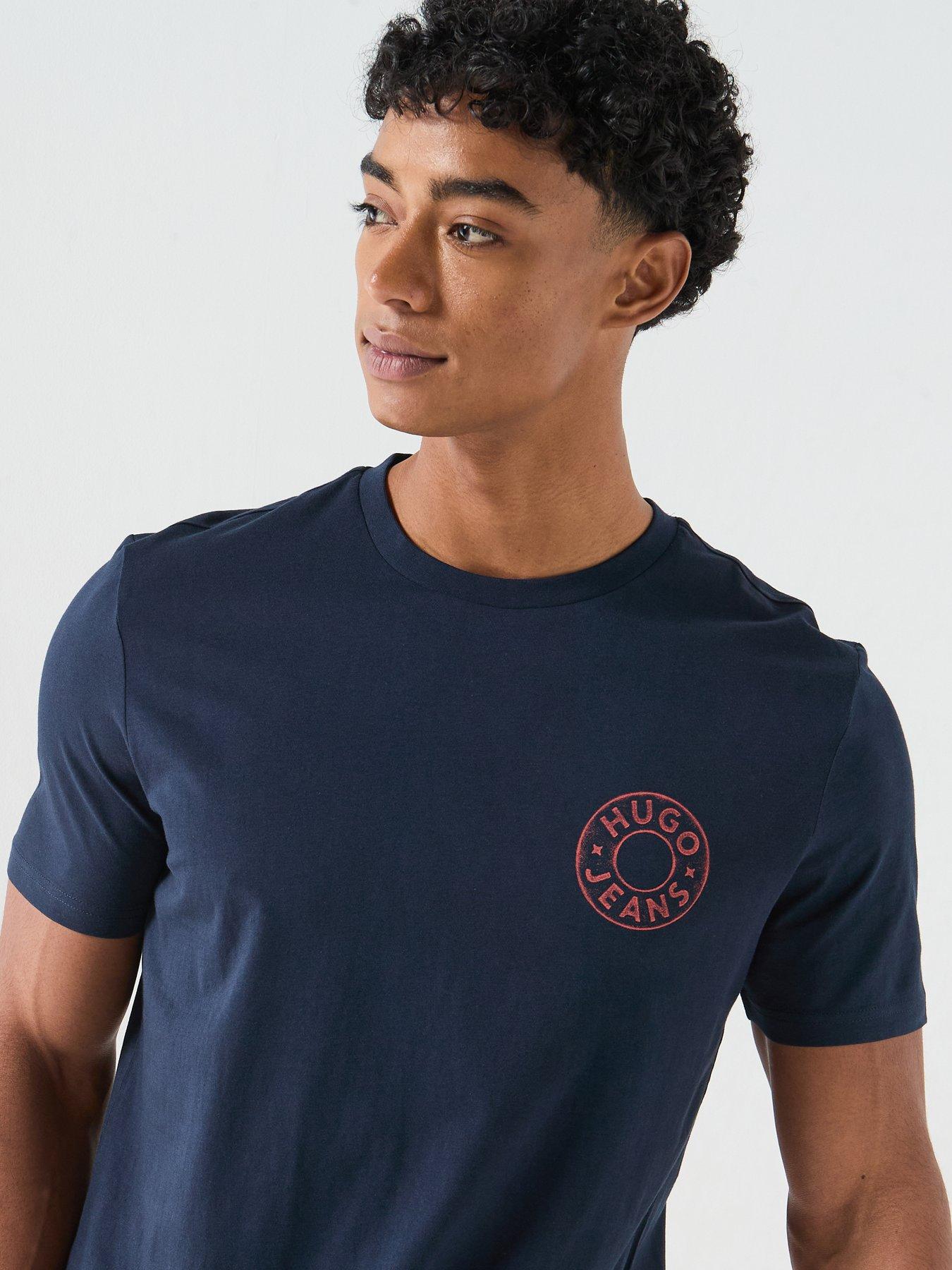 Image 6 of 6 of HUGO Blue Nemodo Graphic T-Shirt - Navy