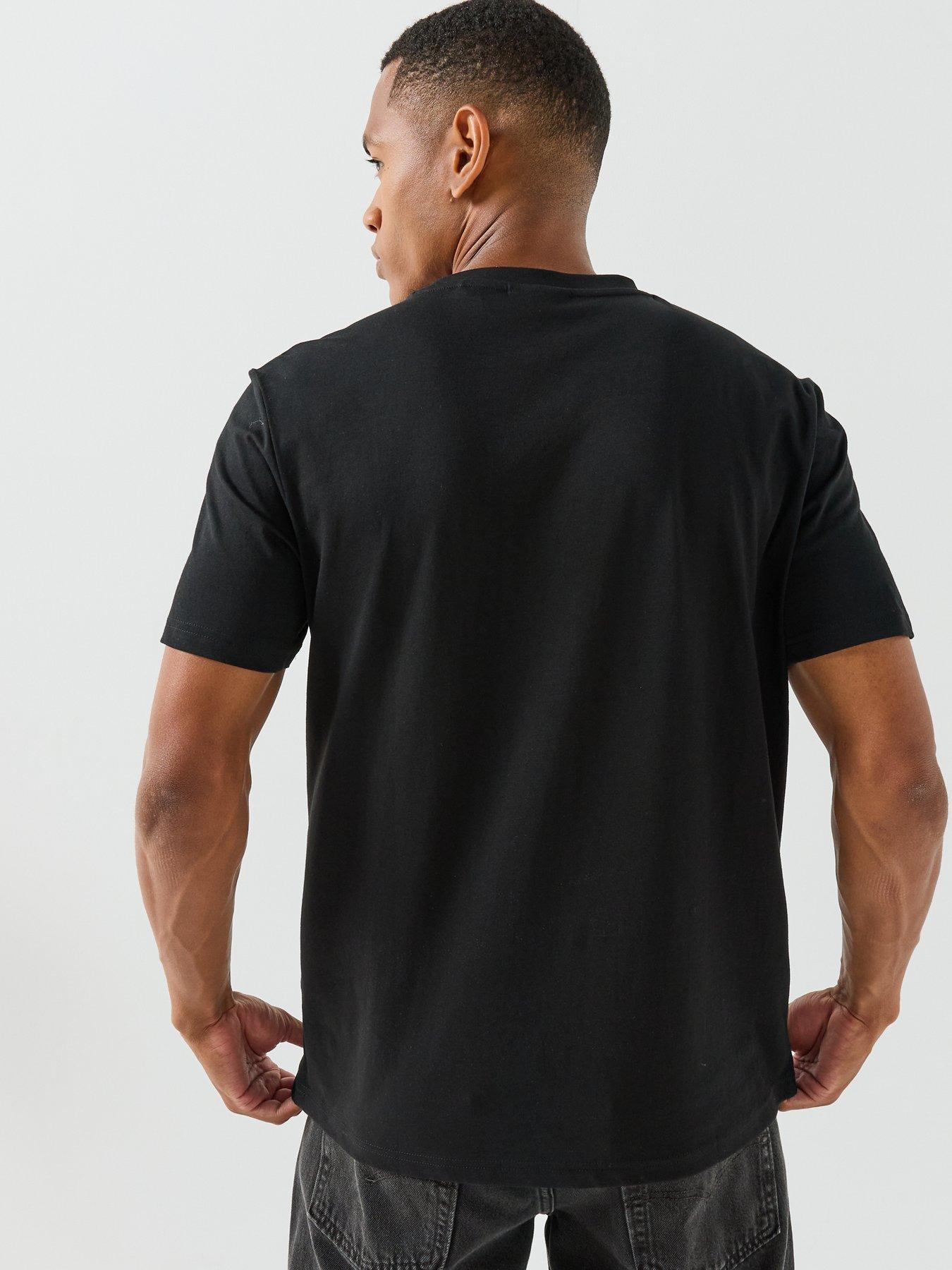 Image 2 of 5 of HUGO Blue Nesptee Small Logo T-Shirt - Black