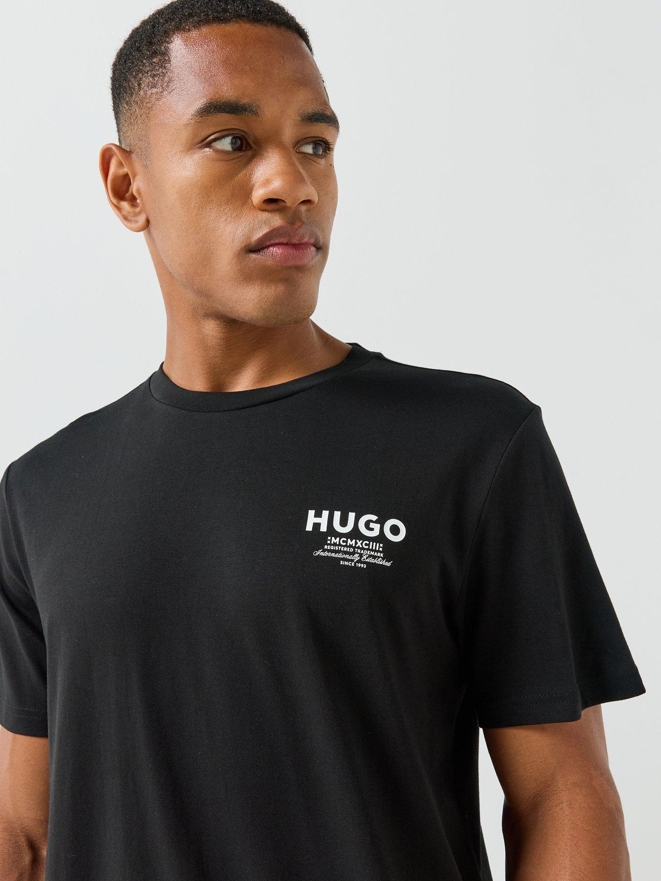 Image 5 of 5 of HUGO Blue Nesptee Small Logo T-Shirt - Black
