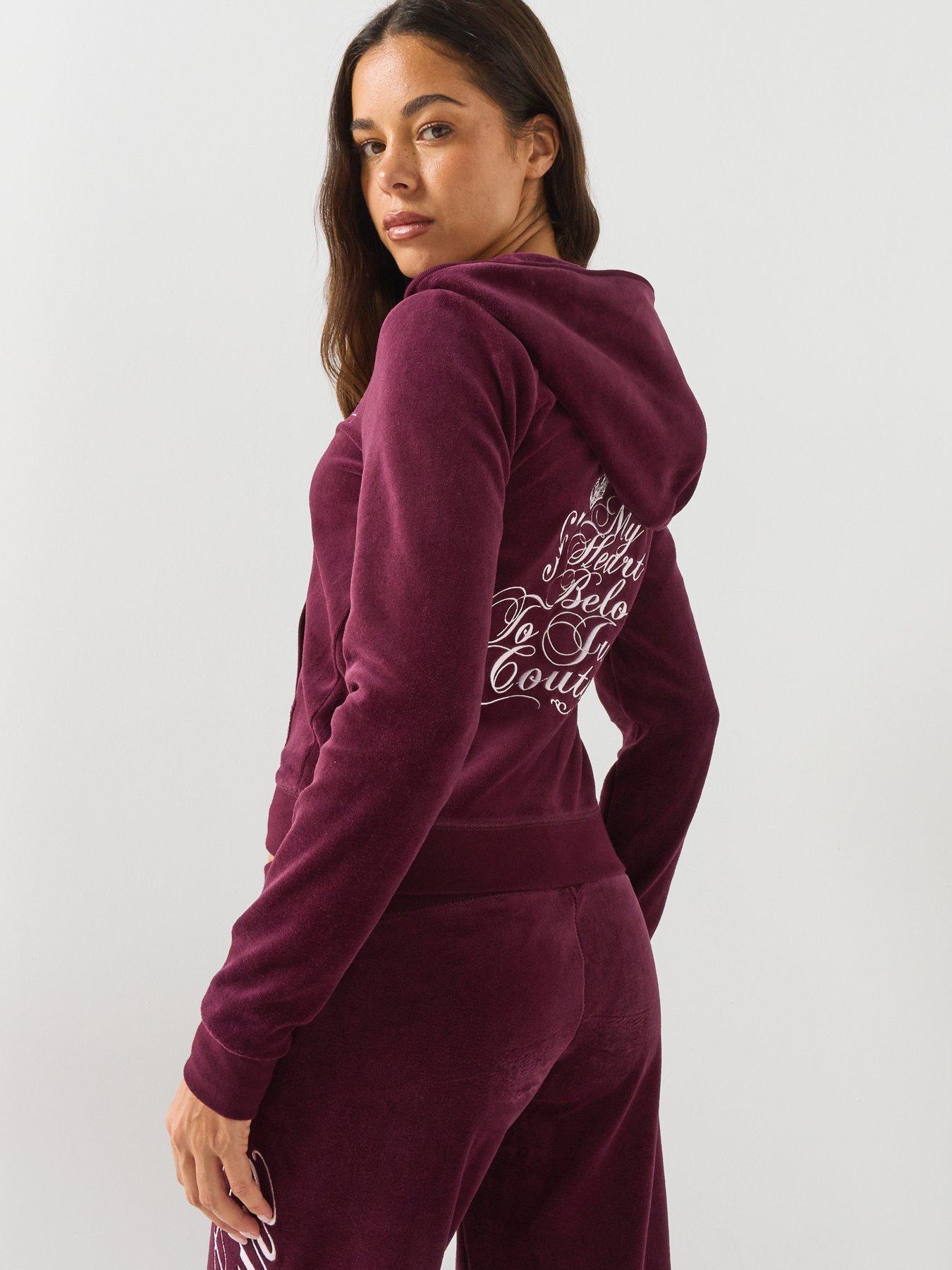 Image 2 of 5 of Juicy Couture Rebelle Robyn Hoodie - Red
