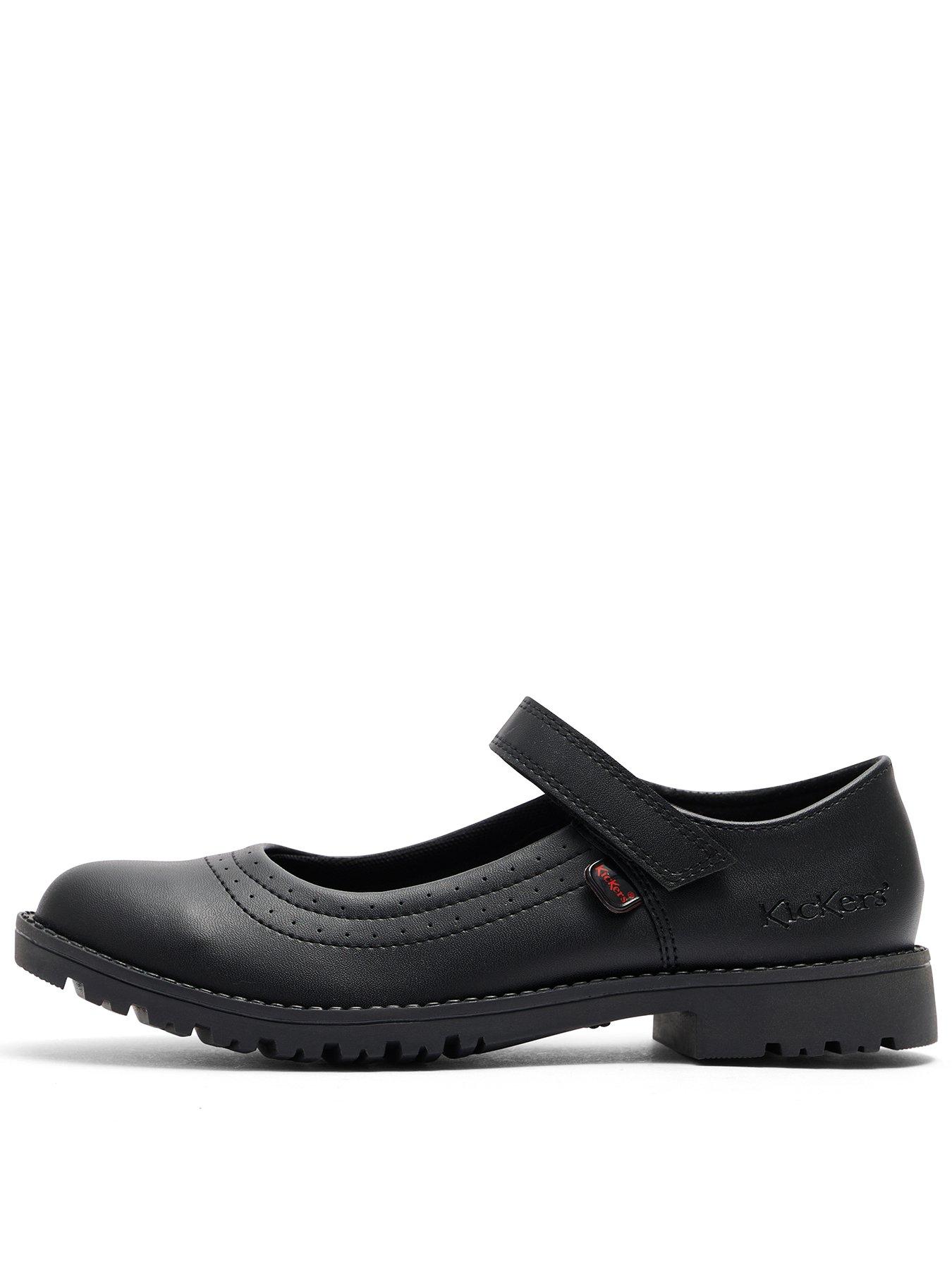 Kickers Junior Lachly Mary-jane Shoe - Black