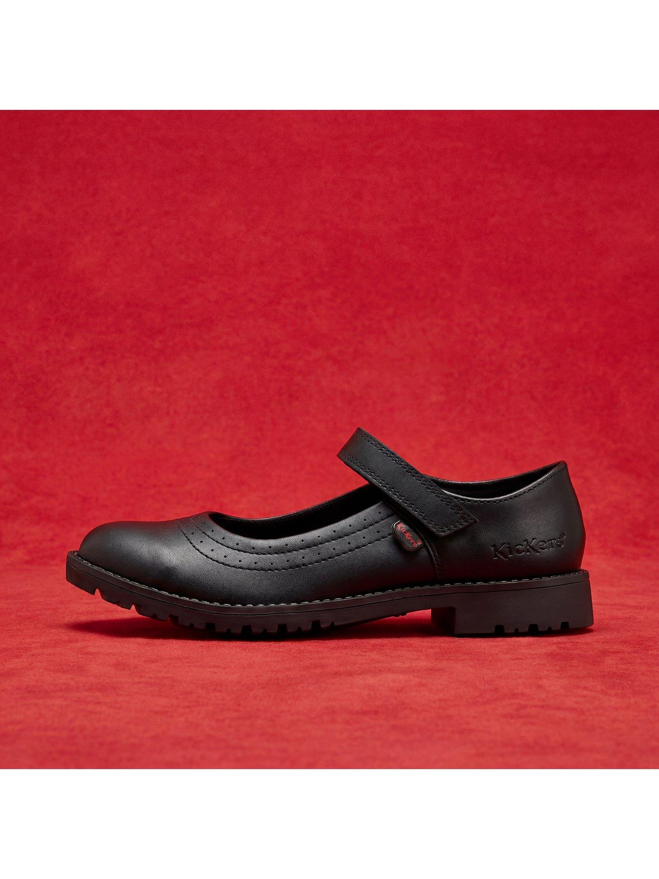 Image 7 of 7 of Kickers Junior Lachly Mary-jane Shoe - Black
