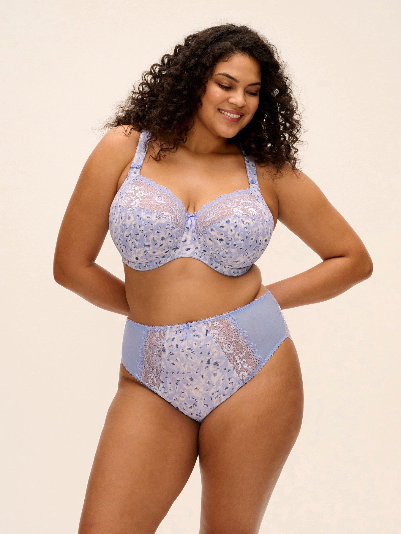 Elomi Morgan Stretch Banded Bra - Blue Leopard