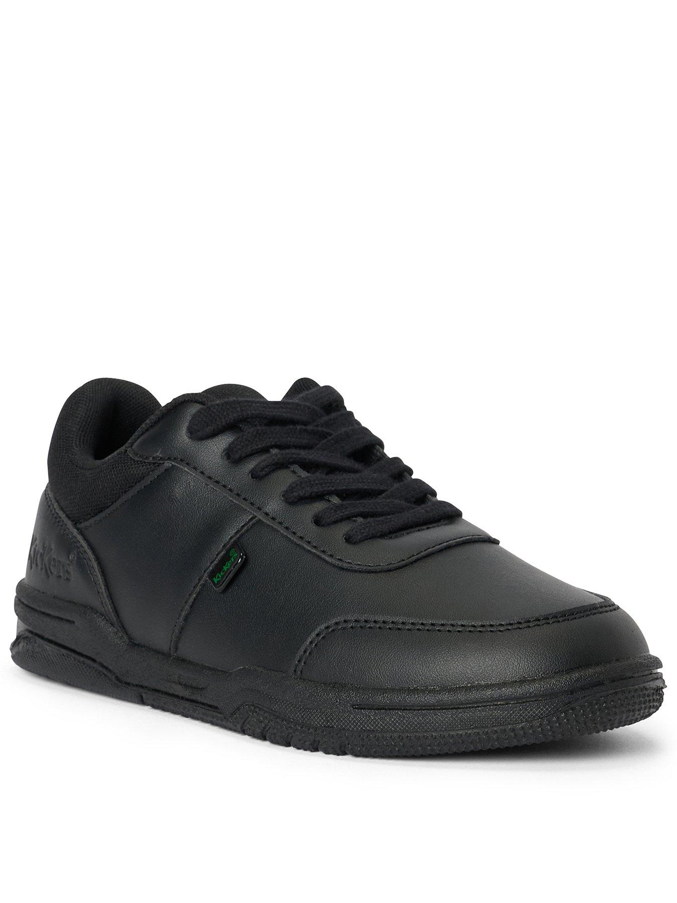 Image 1 of 6 of Kickers Junior Mervan Lo Lace Up Shoe - Black