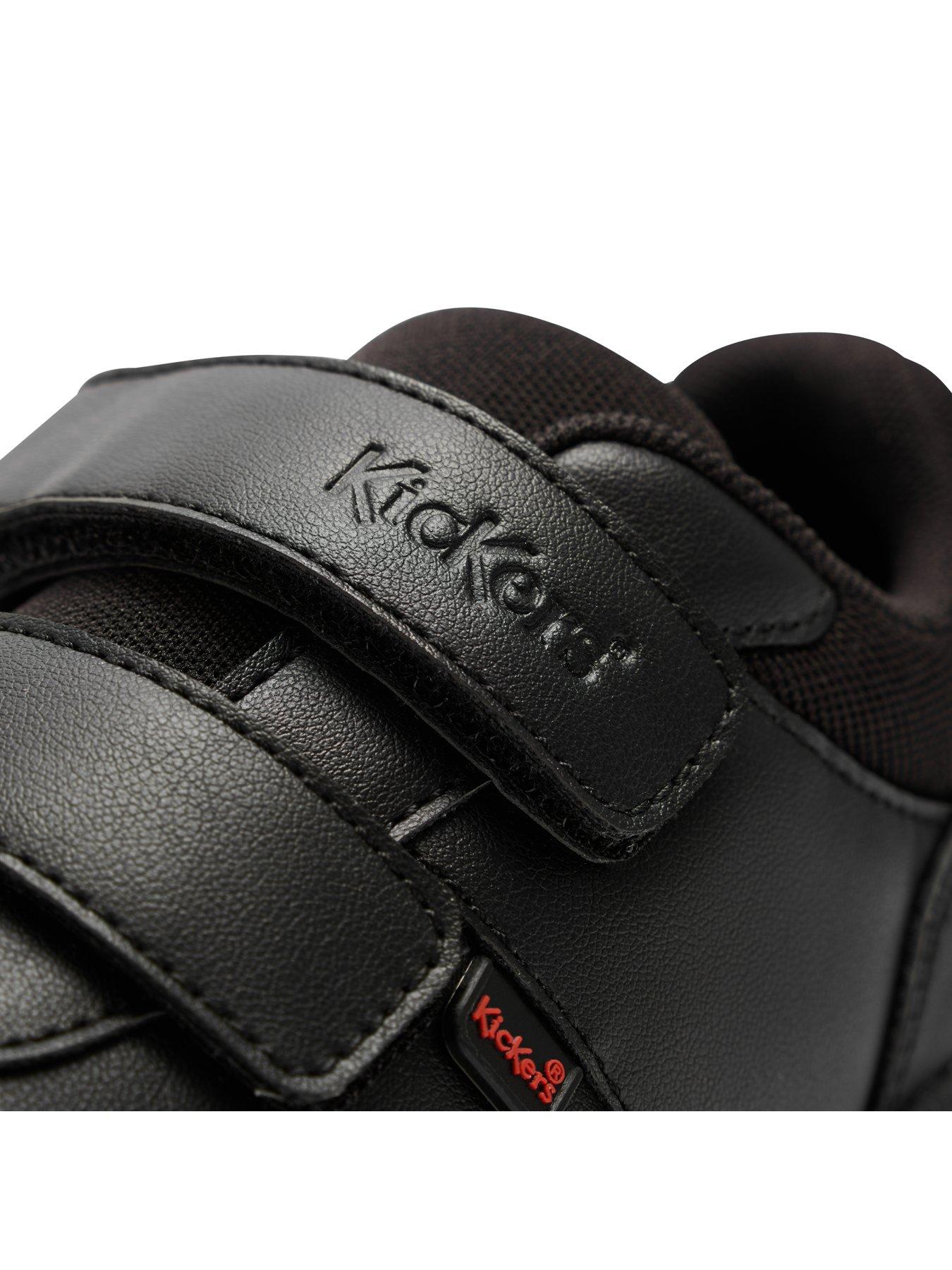 Image 7 of 7 of Kickers Infant Mervan Lo Velcro Shoe - Black