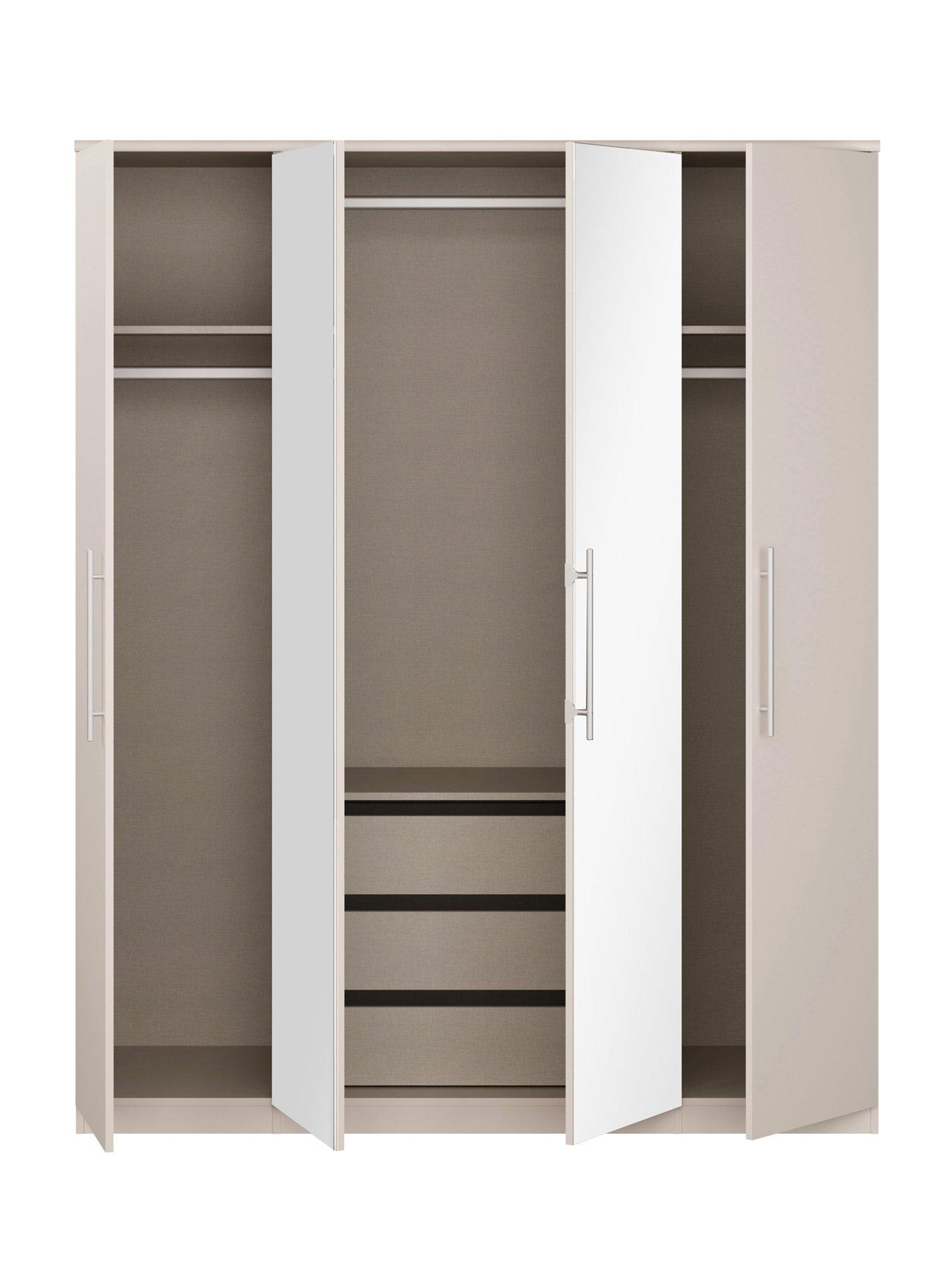 Image 6 of 6 of The Very Collection Prague Pack 3 (bedside, 4+2, 4 Dr Robe) - FSC&reg; Certified