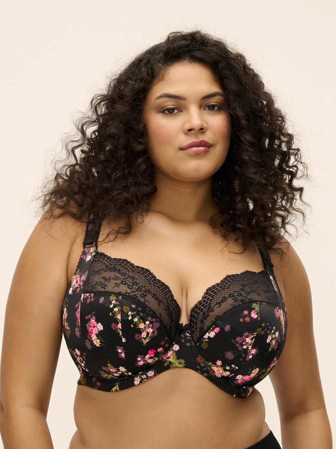 Image 3 of 4 of Elomi Elomi Lucie Underwire Plunge Bra - Stretch-fleur