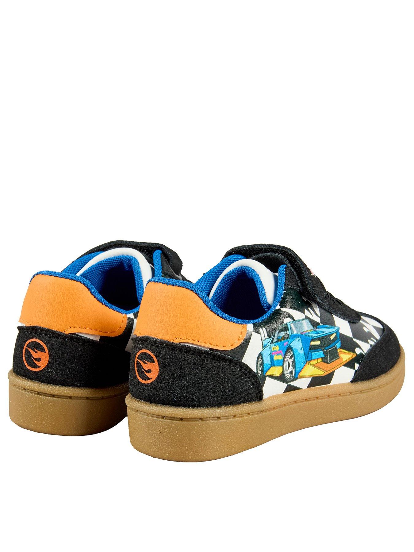 Image 3 of 6 of The Very Collection Boys Hot Wheels Touch Fastening Trainers - Black