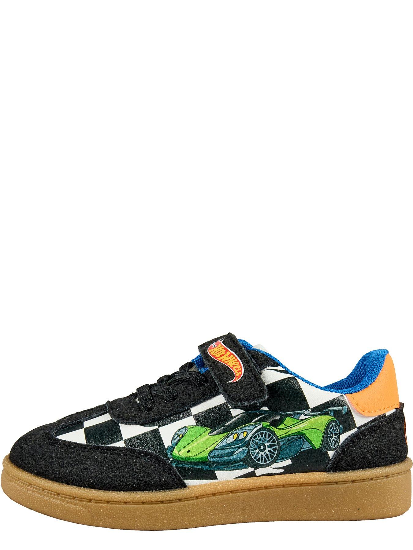 Image 4 of 6 of The Very Collection Boys Hot Wheels Touch Fastening Trainers - Black