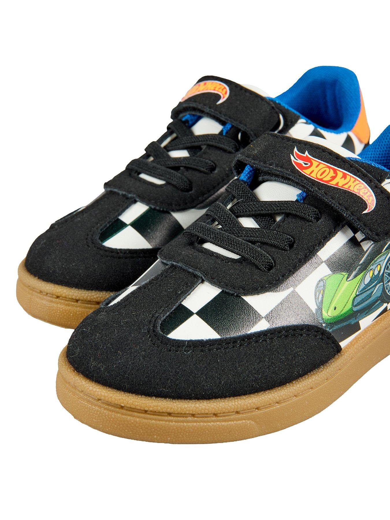 Image 6 of 6 of The Very Collection Boys Hot Wheels Touch Fastening Trainers - Black