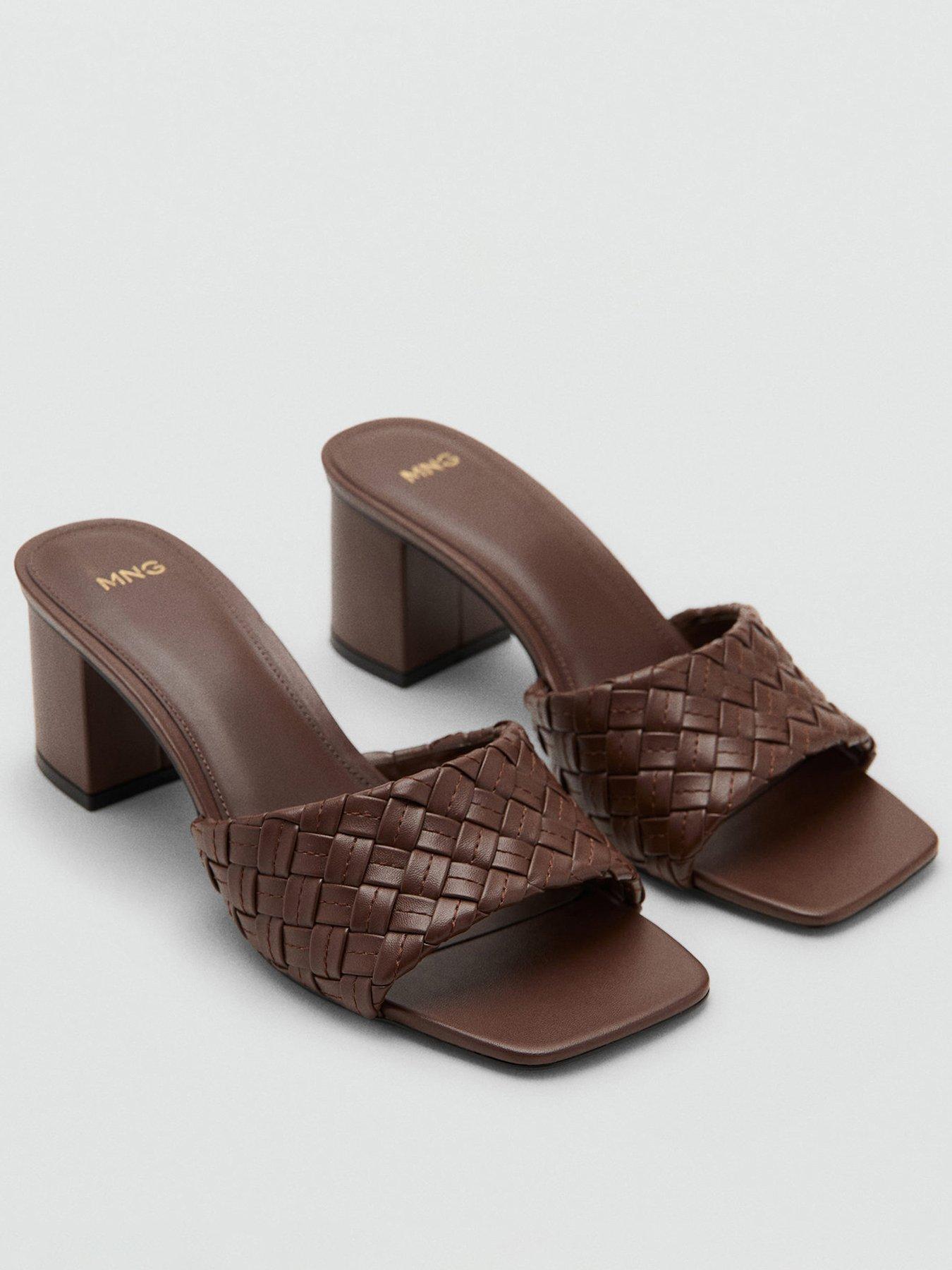 Mango Braid Sandals - Brown