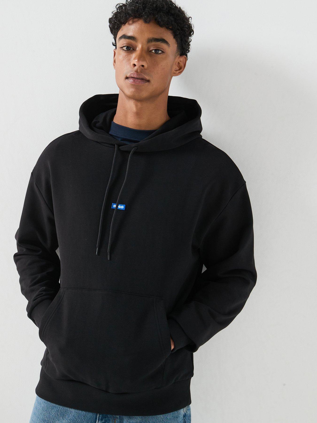 Image 1 of 6 of HUGO Nalonso Overhead Hoodie - Black