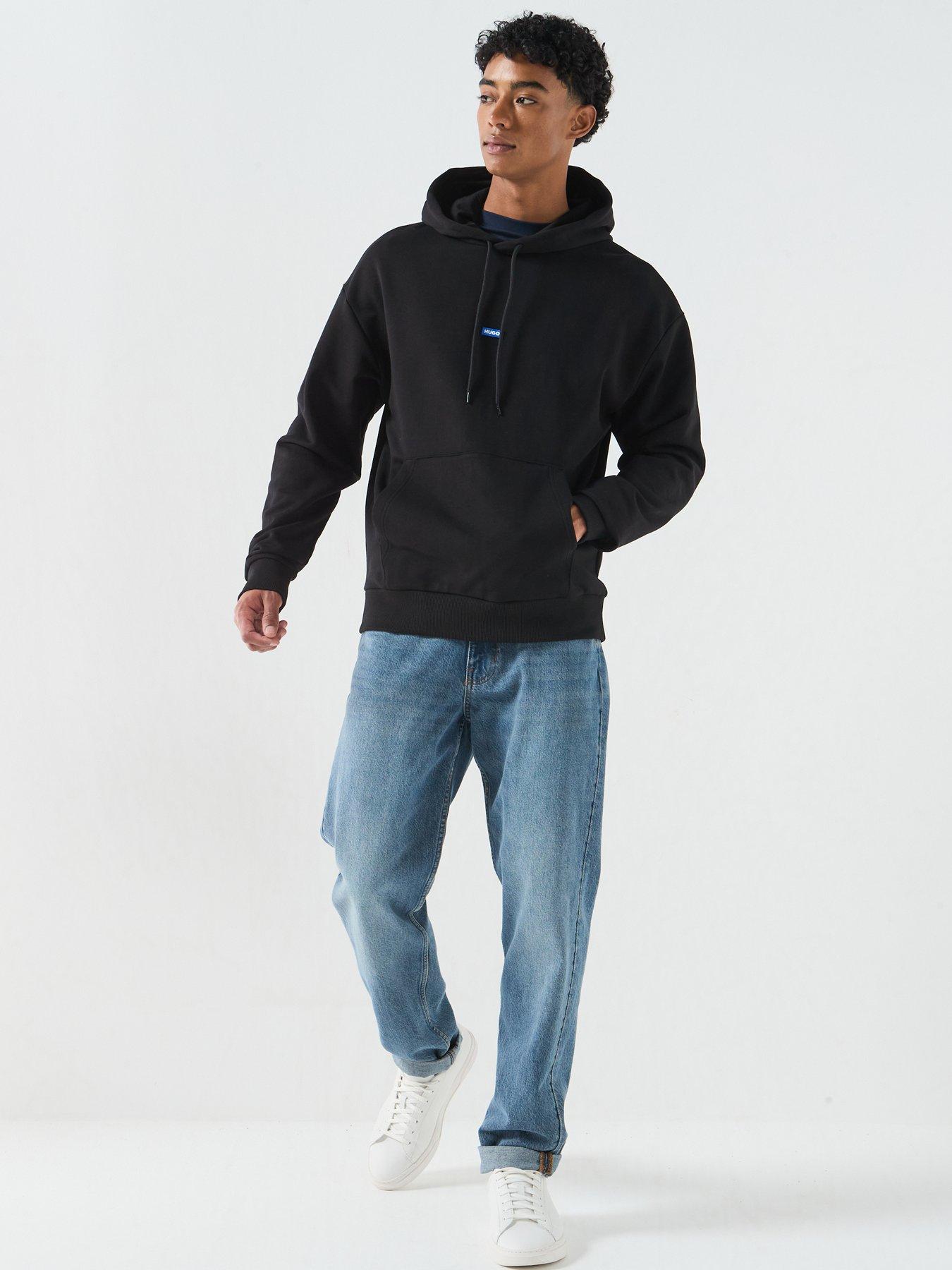 Image 3 of 6 of HUGO Nalonso Overhead Hoodie - Black