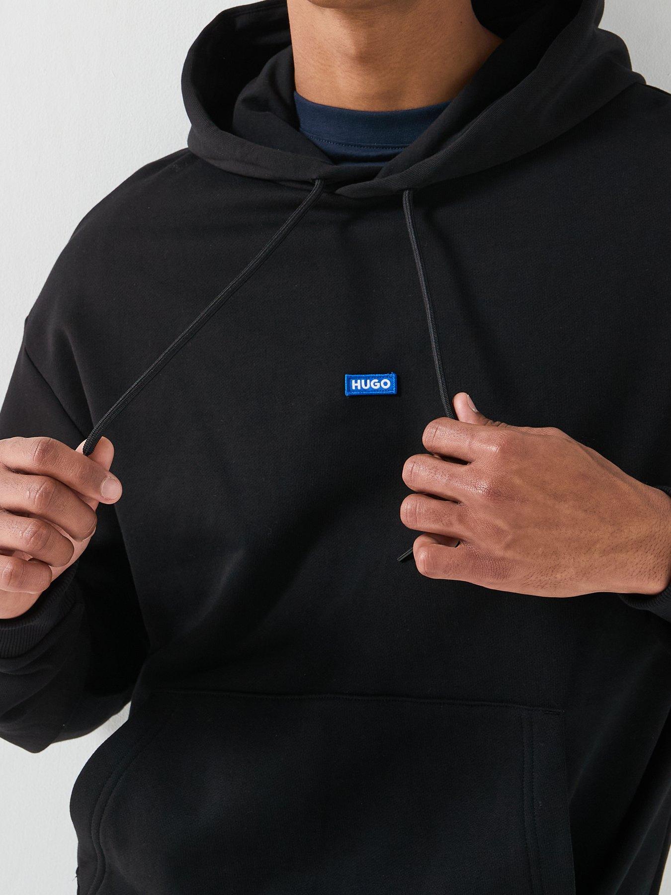 Image 4 of 6 of HUGO Nalonso Overhead Hoodie - Black