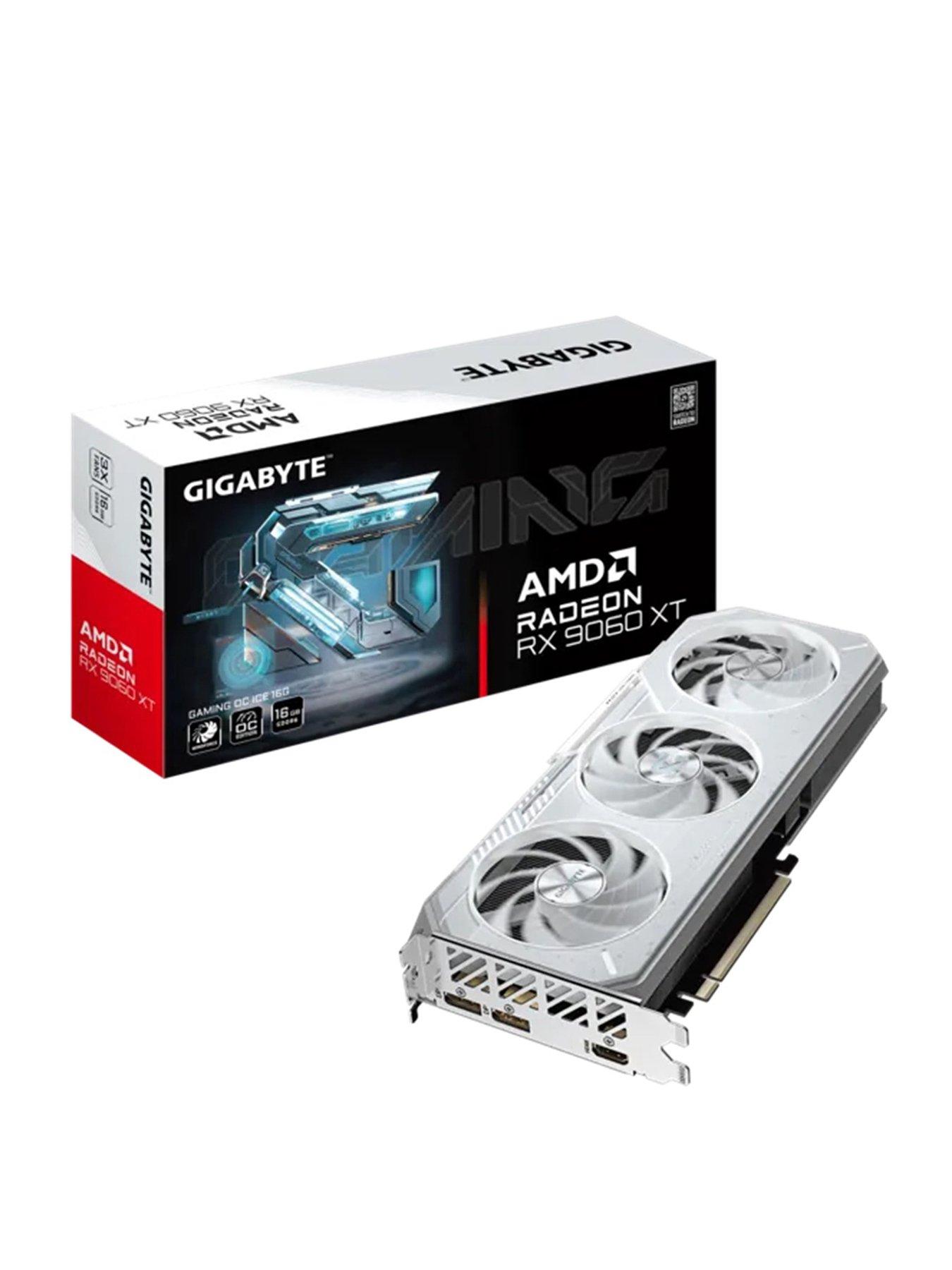 GIGABYTE GV-RX 9060 XT Gaming OC Ice 16GB Graphics Card