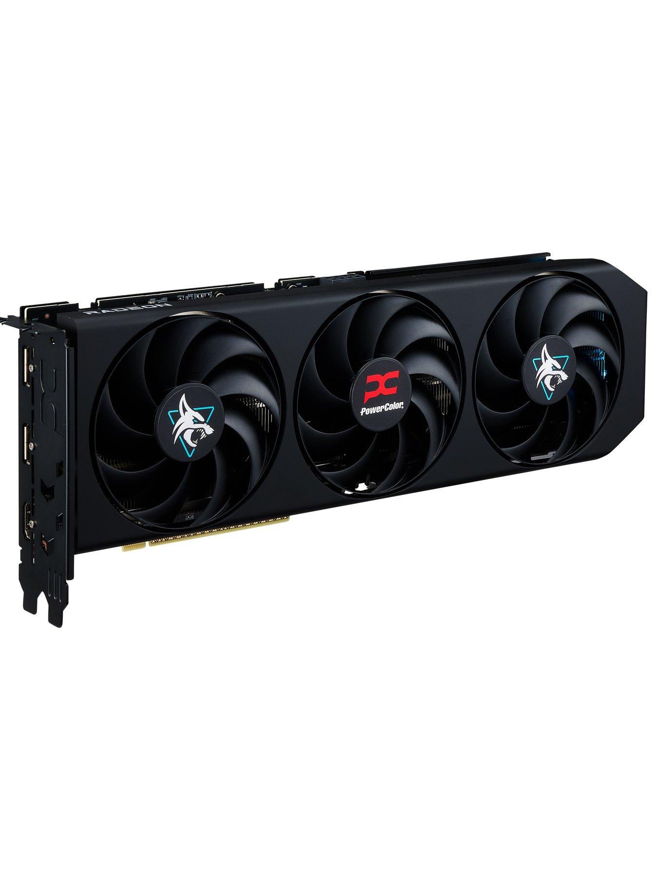 Image 3 of 5 of PowerColor RX 9060 XT HellHound 16GB OC Graphics Card