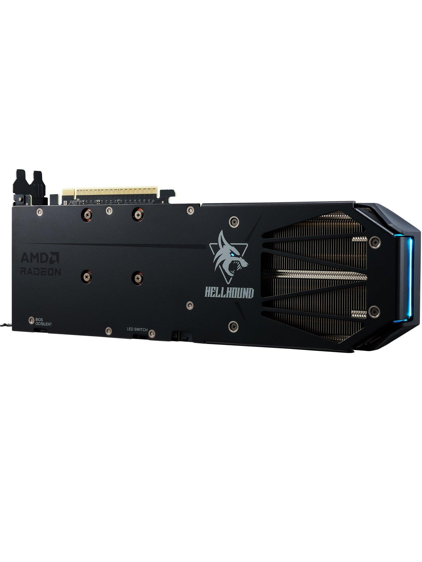 Image 4 of 5 of PowerColor RX 9060 XT HellHound 16GB OC Graphics Card