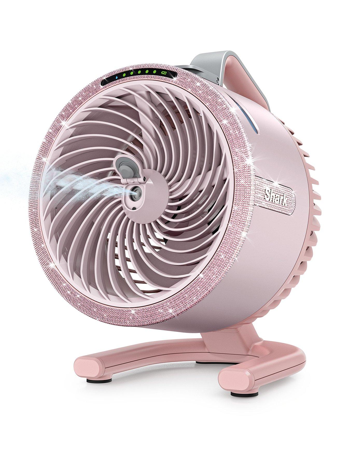 Sharp Shark FlexBreeze HydroGo Misting Fan Jeweled Pink