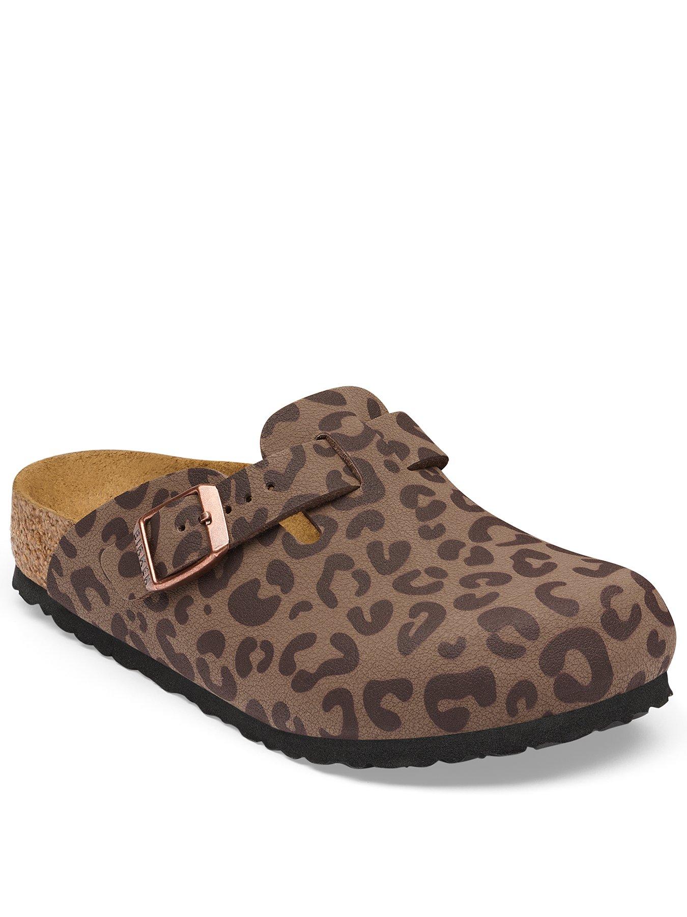 Birkenstock Kids Boston Birko-Flor Nubuck - Leo Mocca