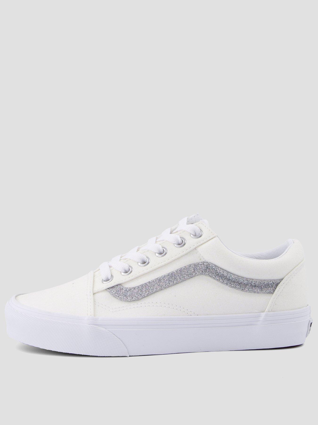 Vans Junior Old Skool Trainer - White