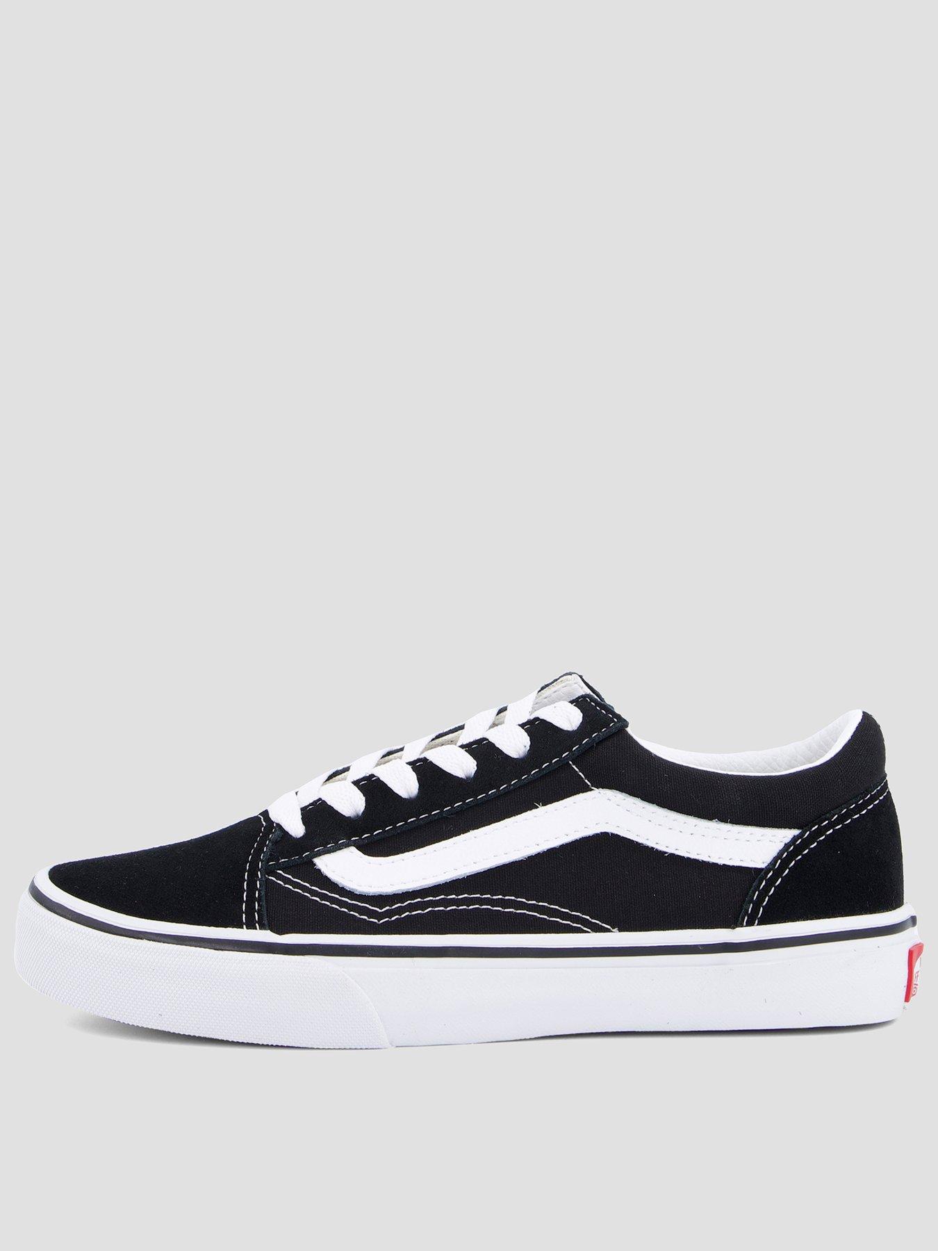 Image 1 of 7 of Vans Junior Old Skool Trainer - Black