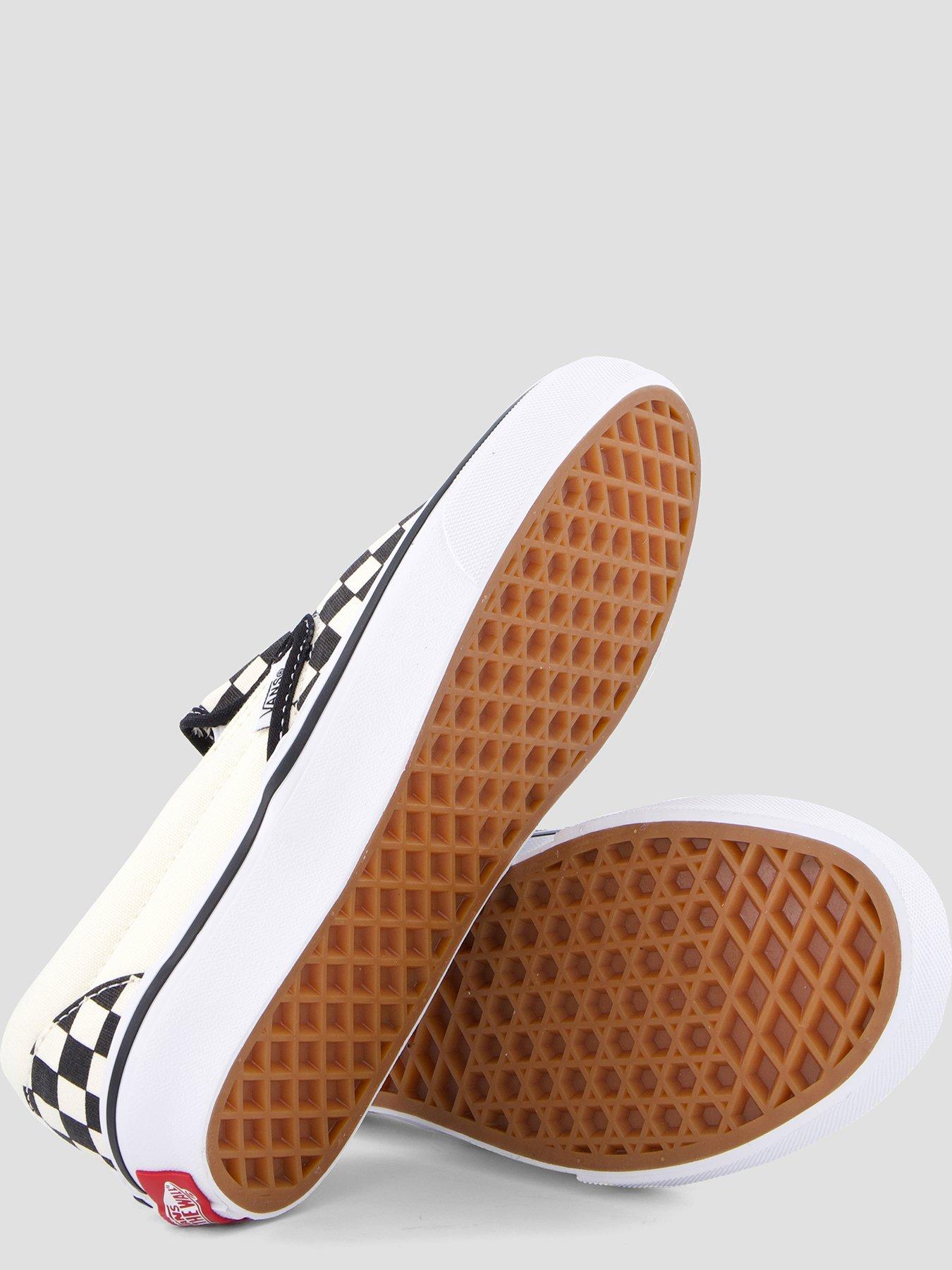 Image 4 of 7 of Vans Unisex Checkerboard Slip-On Low Profile Trainers - Black