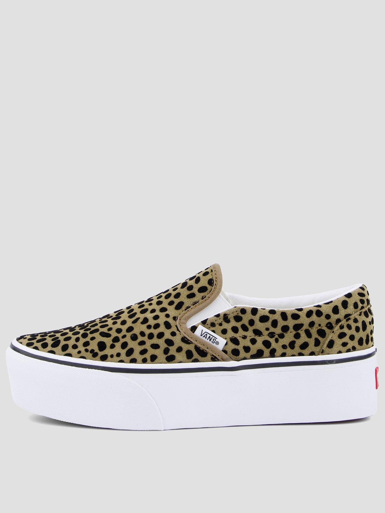 Vans Womens Classic Slip-on Platform - Brown