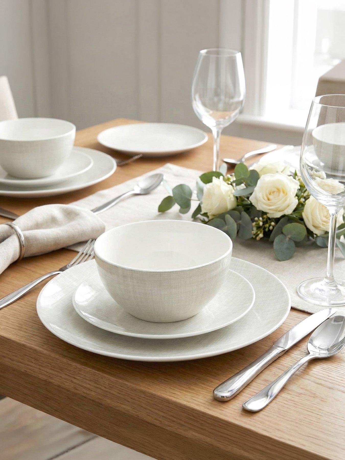 WATERSIDE 12pc Grey Linen
