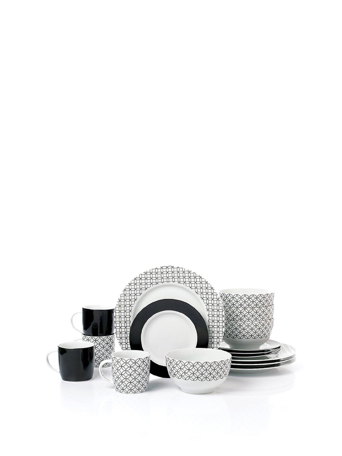 Image 2 of 5 of WATERSIDE 16pc Black Geo