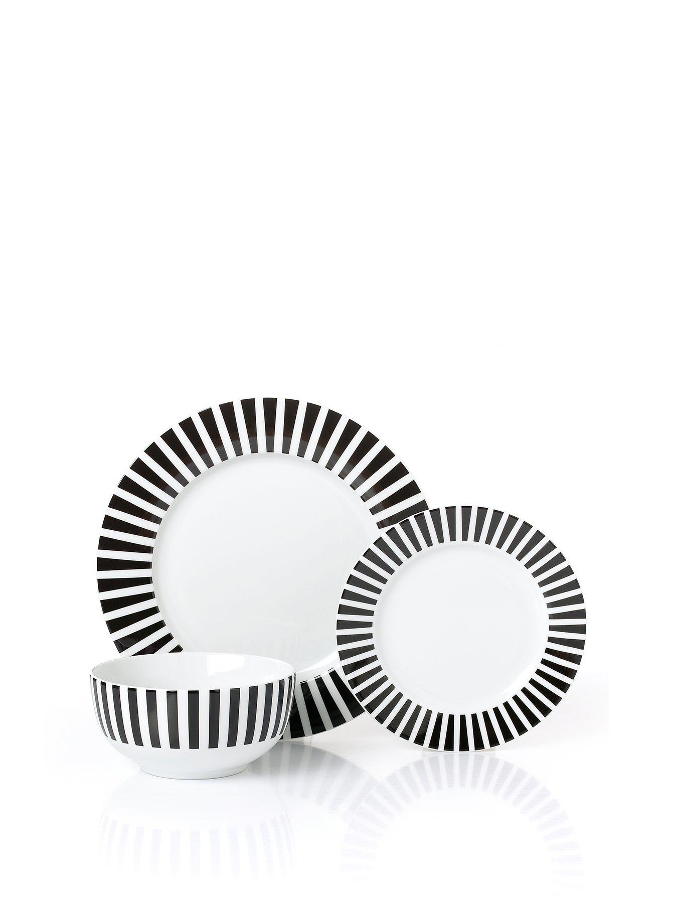 Image 2 of 6 of WATERSIDE 12pc Black Stripe