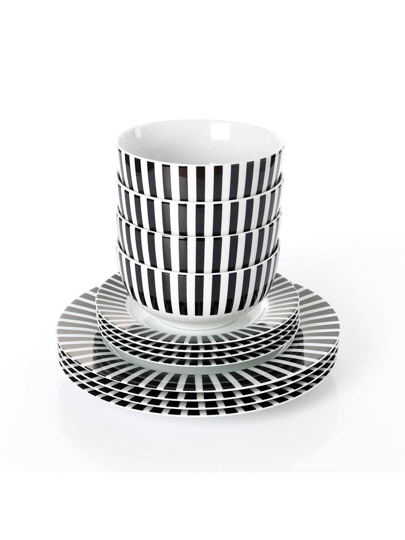 Image 3 of 6 of WATERSIDE 12pc Black Stripe