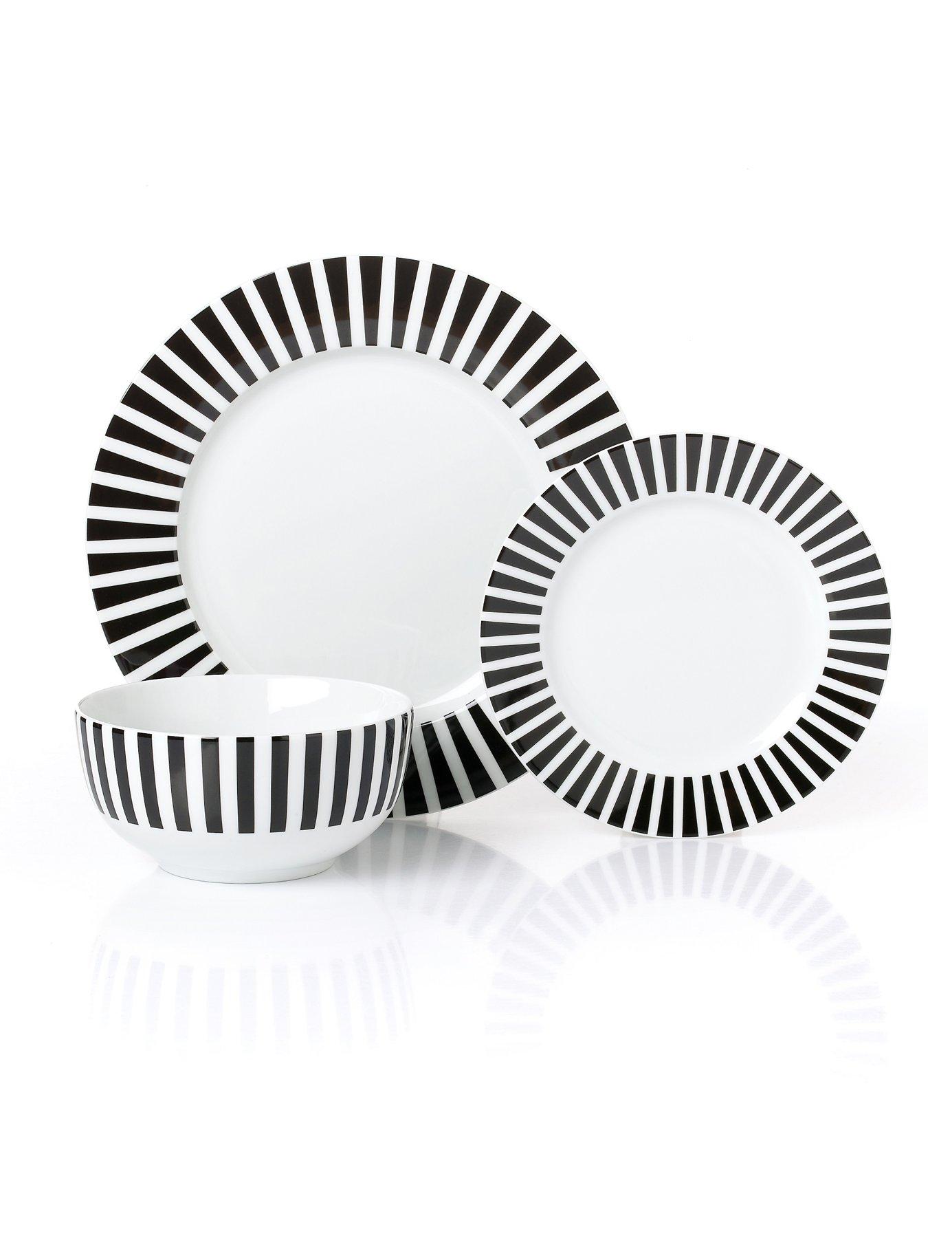Image 4 of 6 of WATERSIDE 12pc Black Stripe