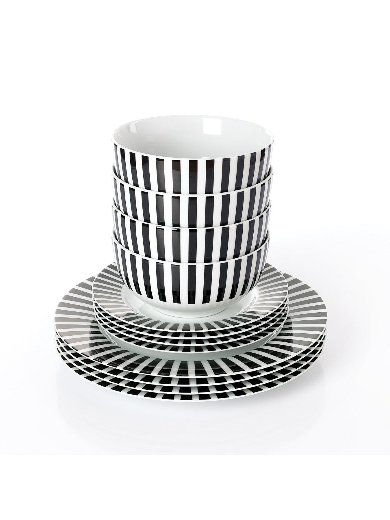 Image 5 of 6 of WATERSIDE 12pc Black Stripe