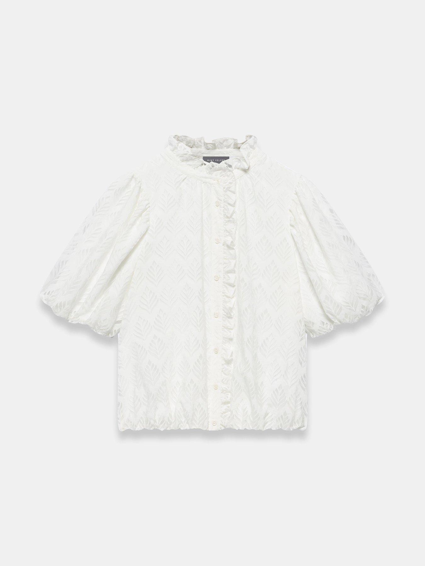 mint-velvet-white-jacquard-puff-blousedetail