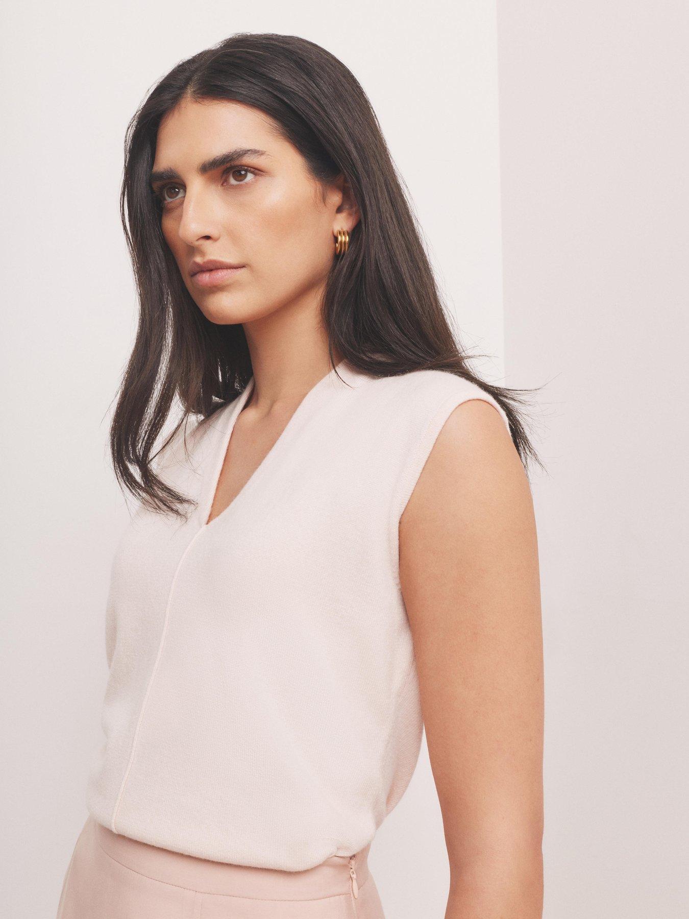 mint-velvet-v-neck-knit-top-pinkstillFront