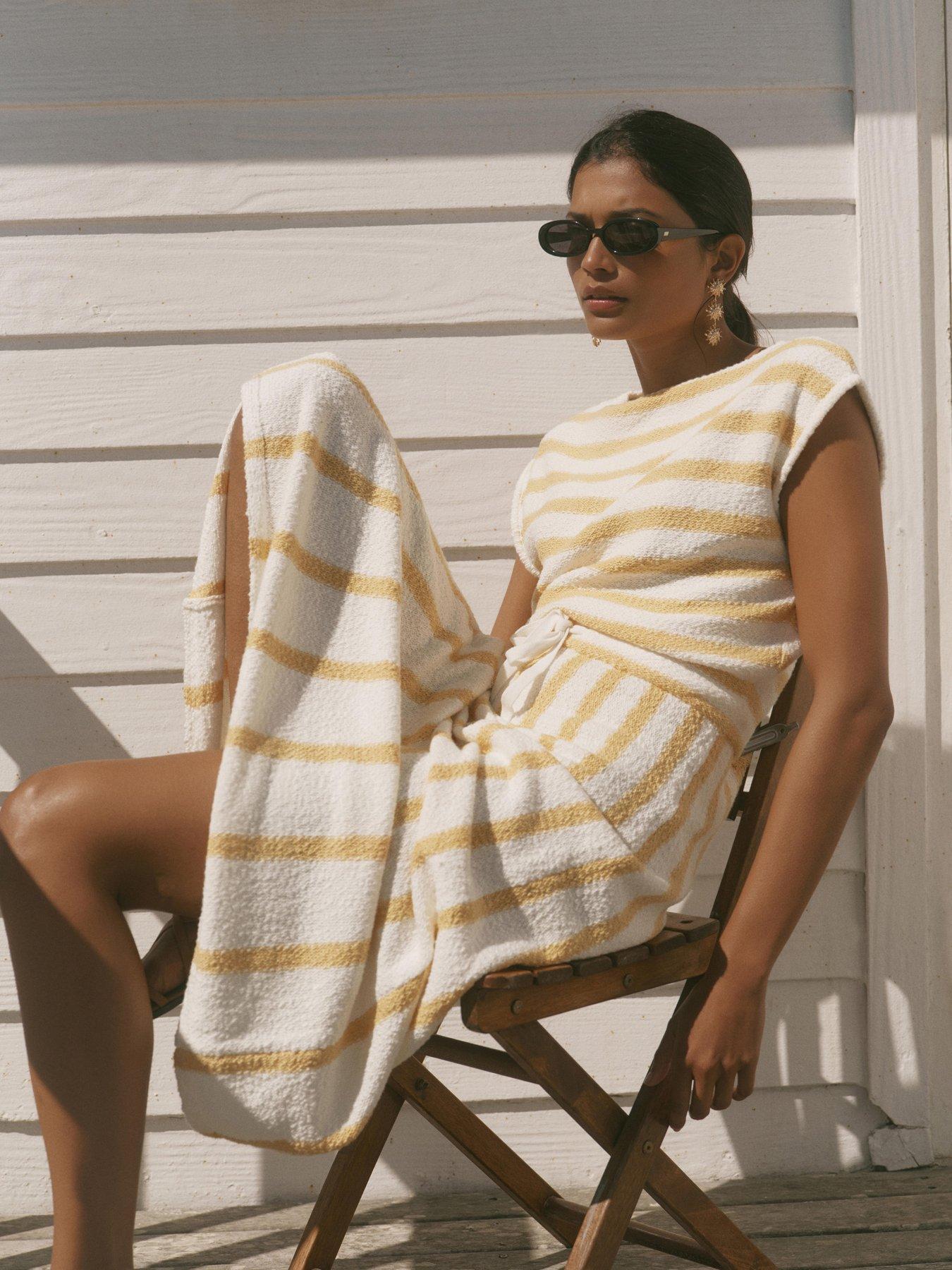 mint-velvet-yellow-stripe-knit-dressoutfit