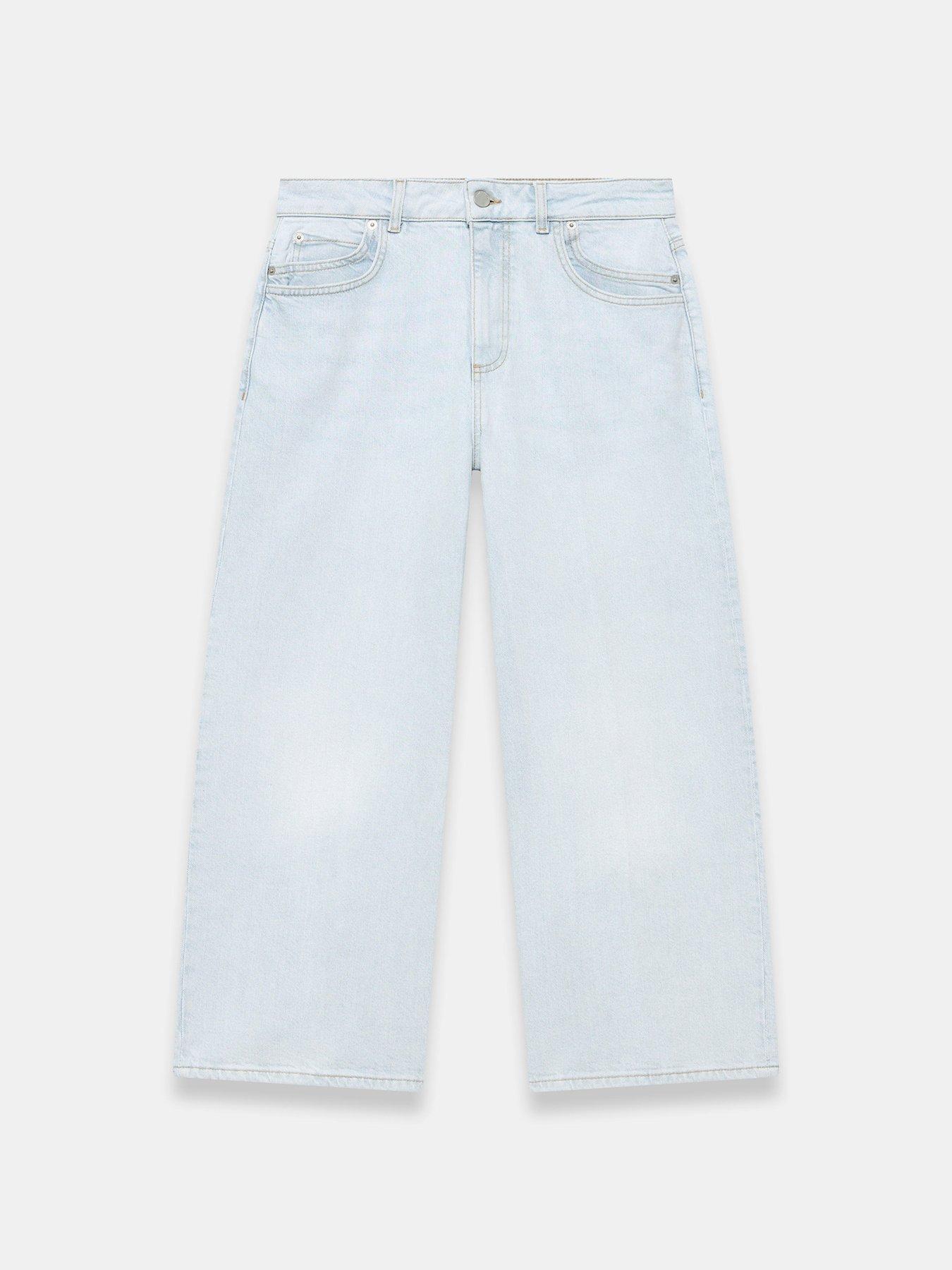 Image 5 of 6 of Mint Velvet Light Indigo Ankle Wide Jean
