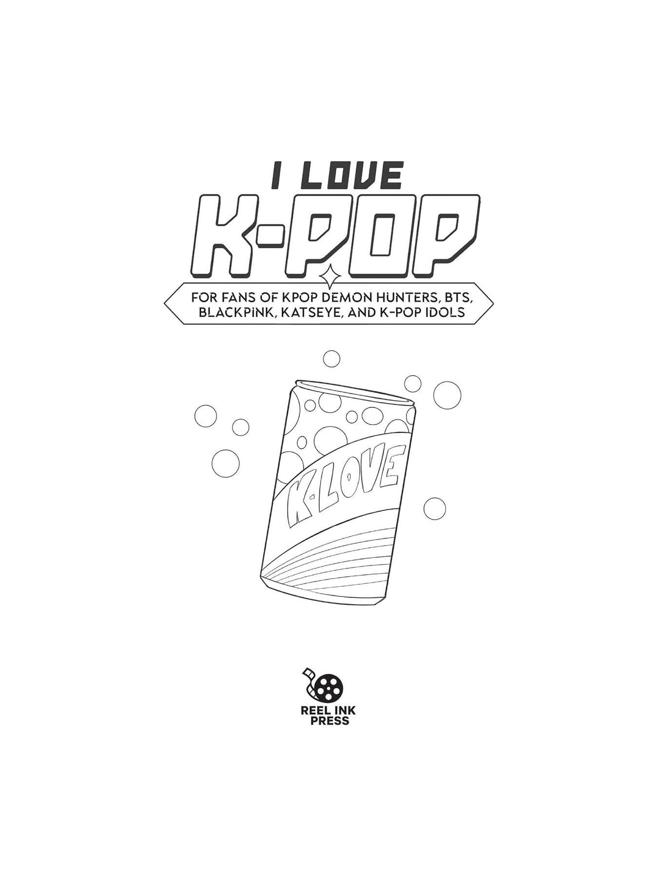 Image 2 of 6 of K-pop - Colouring and Activity Book