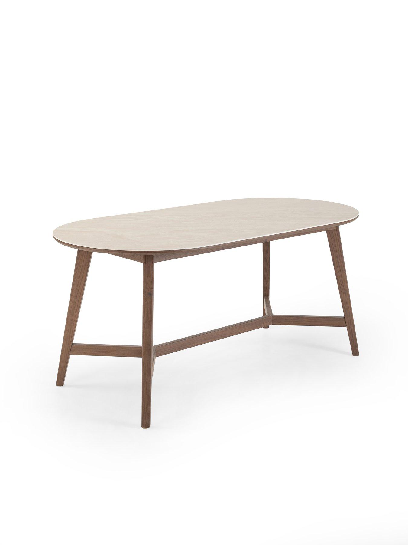 Image 3 of 7 of The Very Collection Lara 180cm Dining Table With Ceramic Dining Table Top - FSC&reg; Certified